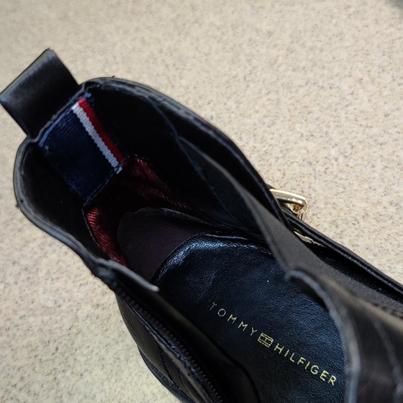 TOMMY HILFIGER 8 M Ankle Boots 👢  Black - Picture 7 of 12
